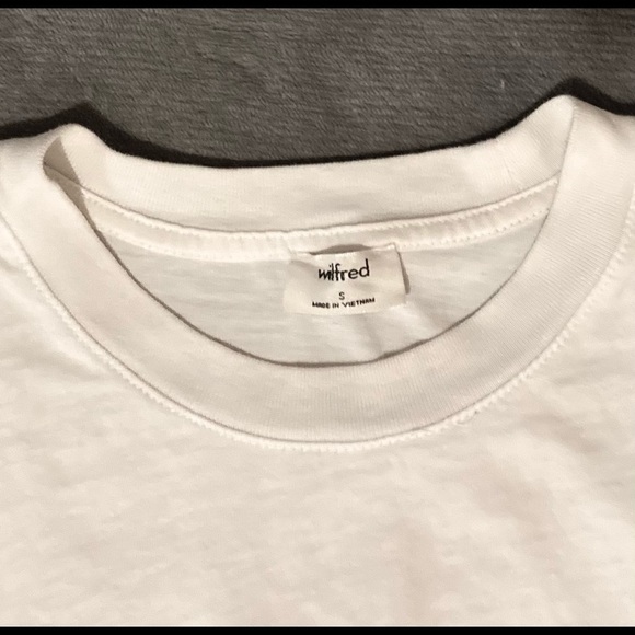 Aritzia Wilfred white Piaf t-shirt size S - Picture 5 of 6